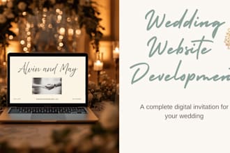 create a responsive wedding invitation website