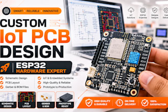 do esp32 pcb design for iot pcb, cad hardware design, altium eagle gerber files