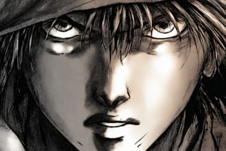 create eye catching anime manga or webtoon cover art