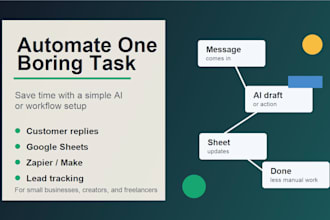 automate one boring task for your business