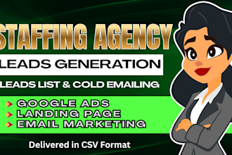 job hiring leads recruitment leads staffing agency leads hiring manager leads