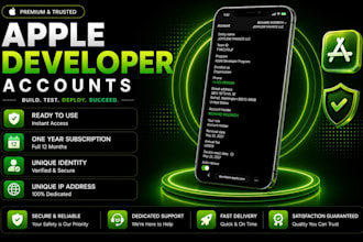 enroll apple developer account for you
