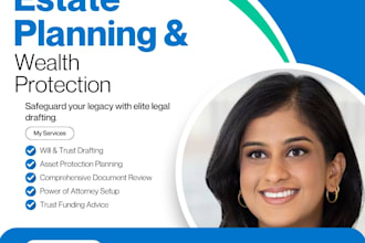 help in estate planning will drafting living trust or revocable trust setup