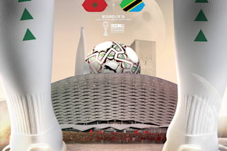 design professional football posters and match day graphics