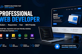be your frontend developer html css javascript expert 7