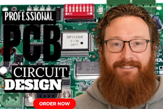 create custom pcb layout, schematic, and iot hardware for esp32
