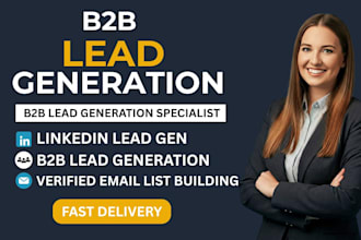 b2b lead generation specialist and linkedin lead generation