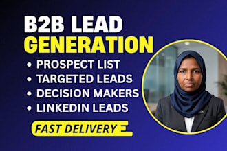 provide b2b lead generation and linkedin lead generation