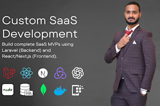 build your custom saas web application