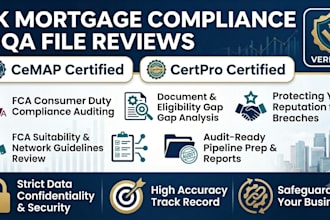 be quality assurer and compliance reviewer