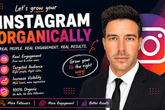 create an instagram growth strategy for organic followers and engagement