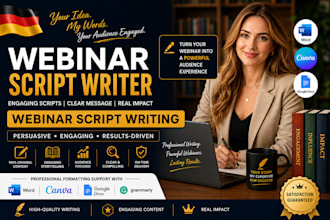 write well converting webinar script powerpoint presentation slides sales funnel