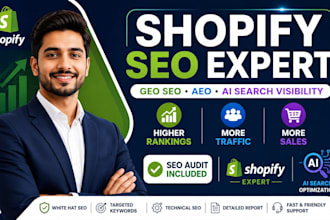 optimize shopify store for ai search GEO SEO, aeo optimization traffic and sales