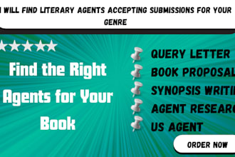 find literary agents accepting submission for your genre