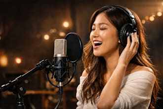 record commercial female vocals, hooks and toplines for latin pop, reggaeton