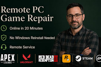fix PC game crashes and launcher errors remotely