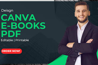 design canva ebook, lead magnet, canva workbook, PDF and brochure
