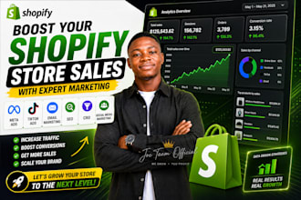 boost shopify sales with paid ads, ecommerce marketing and shopify promotion
