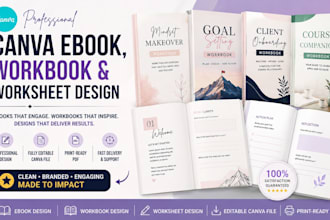canva ebook design canva workbook canva worksheet ebook design canva ebook
