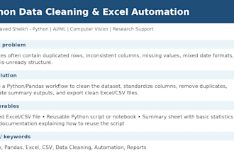 clean excel or CSV data using python