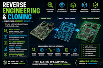 clone pcb board designs and reverse engineer schematics