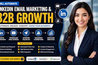 automate linkedin email marketing b2b growth