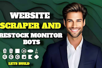 build lazada bot, pokemon bot, target bot, restock bot, shopee bot, monitor bot