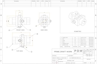create professional mechanical cad drawings and technical drafting