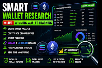 do wallet research and live winning wallet tracking for copy trade