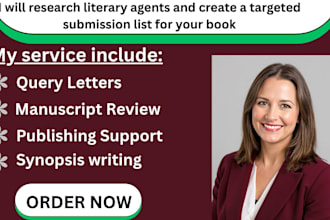 research literary agent and create targeted submission list for your book