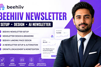 setup beehiiv newsletter design beehive landing page do beehive ai newsletter