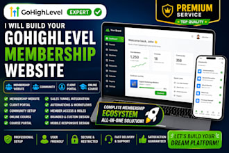 gohighlevel membership website community client portal ghl online course portal