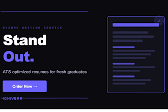 write a professional resume for fresh graduates
