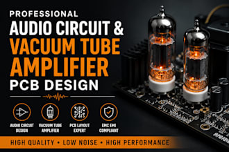 audio circuit amplifier vacuum tube amplifier emc emi pcb based tube amplifier
