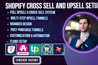 setup shopify cross sell and upsell via aftersell