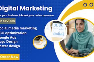 be your digital marketing manager and virtual assistant
