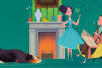 design captivating children book illustrations