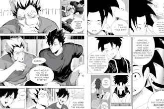 draw manga comic illustration manga cover webtoon art