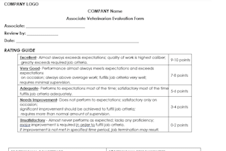create employee evaluation forms and review templates