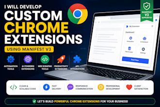 develop a professional chrome extension using manifest v3