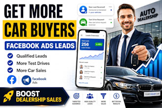 generate car dealership leads and auto buyer leads with facebook ads