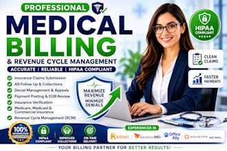 do medical billing, ar follow up, and denial management
