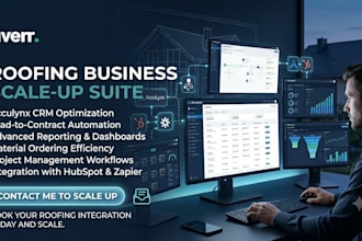 set up acculynx integration and workflow automation roofing