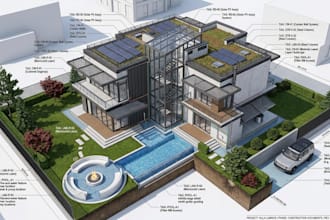 create a professional architectural 3d bim model in autodesk revit