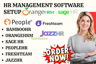 setup HR management crm bamboohr orangehrm sage HR peoplehr freshteam jazzhr