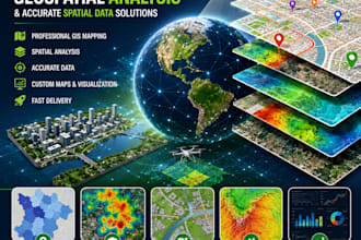 provide gis mapping geospatial analysis and accurate spatial data solutions