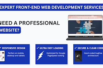 develop a responsive and userfriendly landing page that suits your business