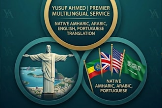 do professional ai content writing and amharic translation