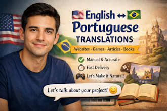translate texts, articles, website, and books for you in the fastest and