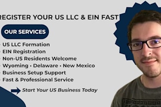 register your US llc get ein and complete company formation